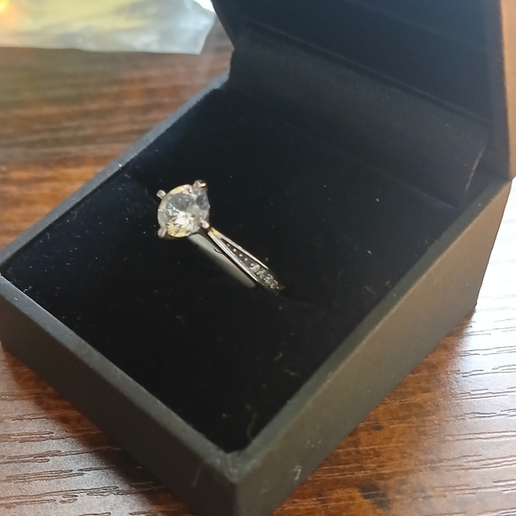 #2 GORGEOUS 925 S/S Square Triple A CZ Engagement Style Ring 😲 - Picture 2 of 13